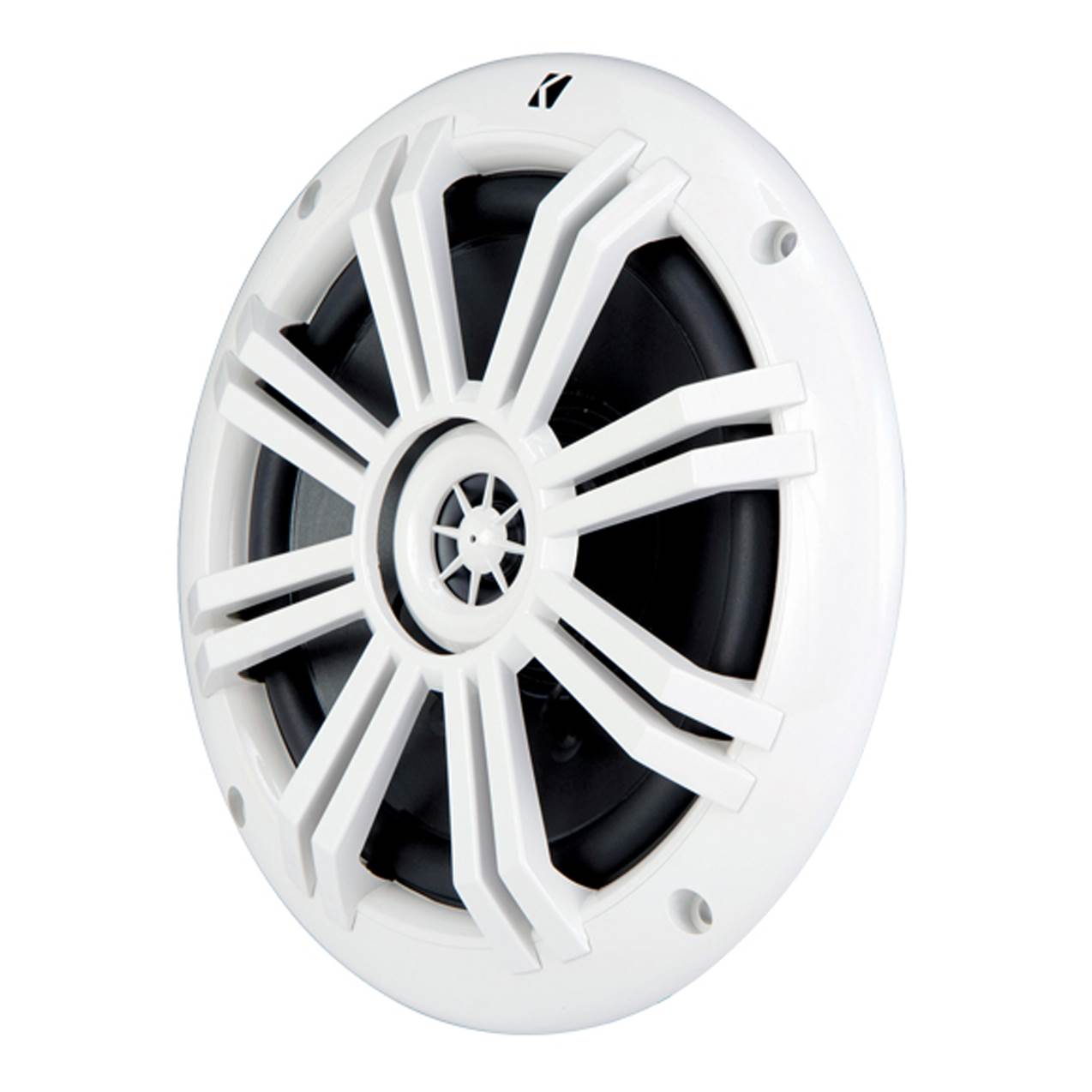 Kicker 6.5 Inch 150W Marine Speakers (2 Pack) & 3.5 Inch Bluetooth Boat Receiver