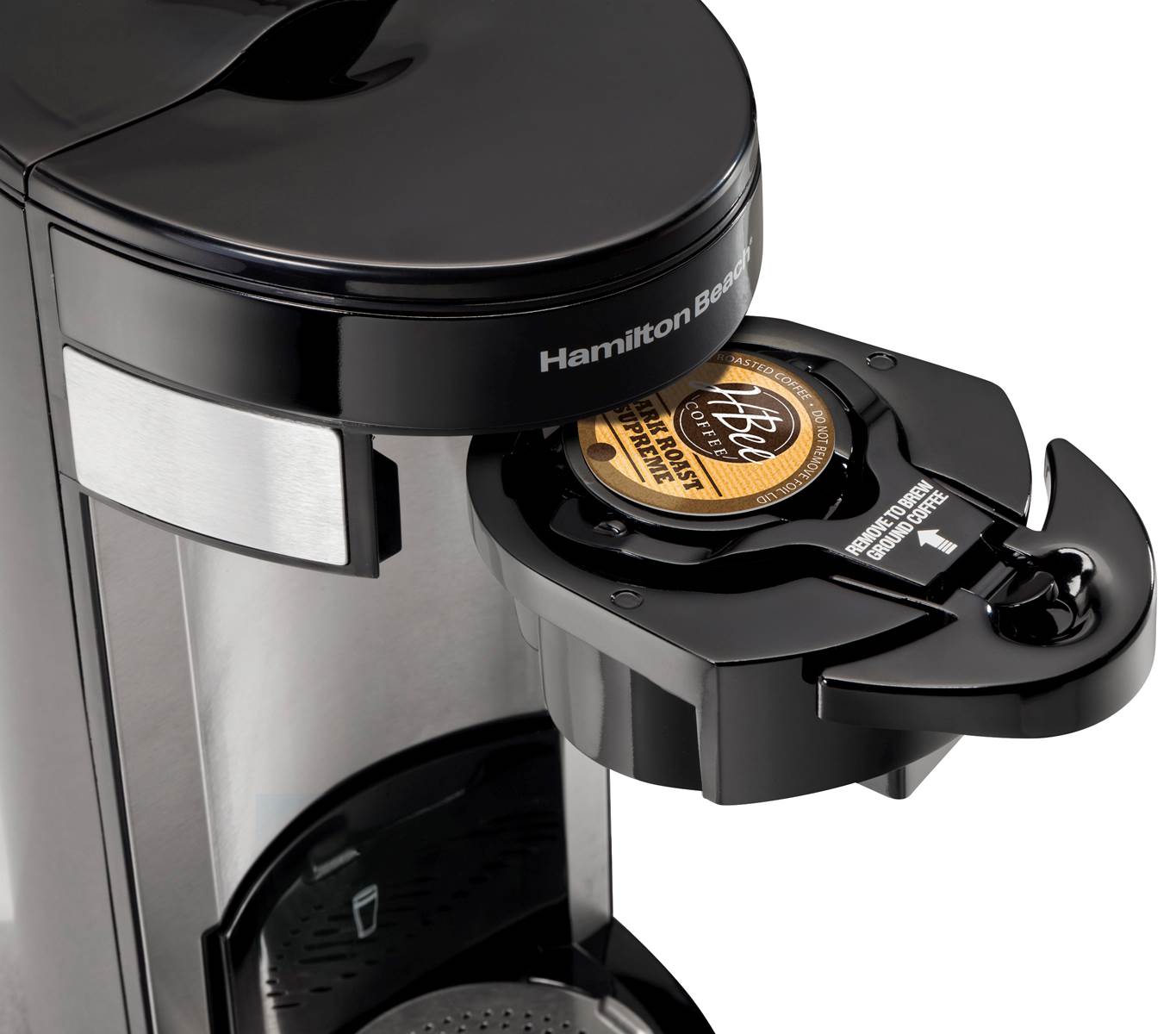 Hamilton Beach FlexBrew Grounds and Pods Coffee Maker + 2-Slice Digital Toaster