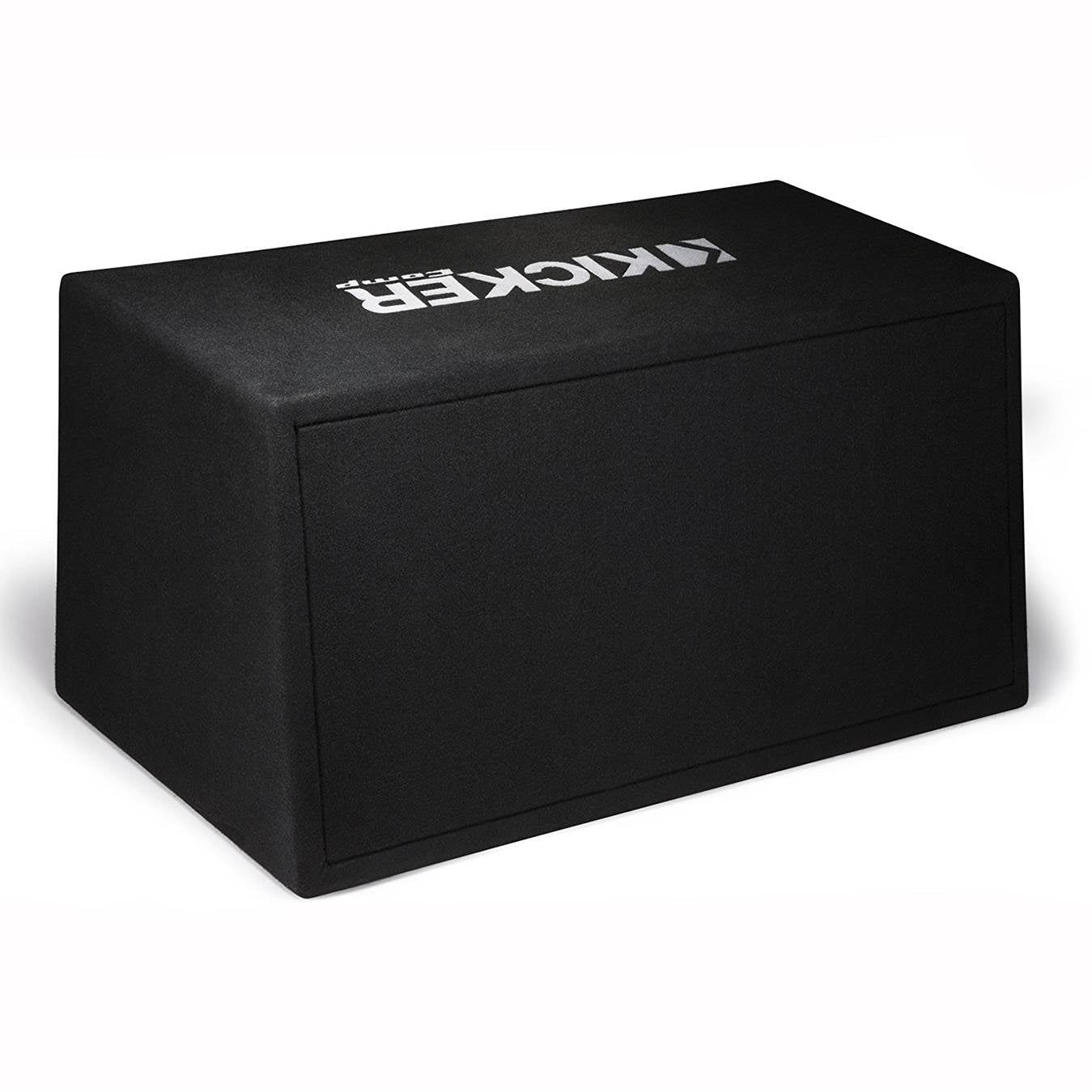 Kicker 12 in. 600W Dual Loaded Subwoofer Enclosure + 500W Amplifier + Wiring Kit