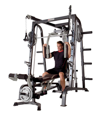 Marcy Deluxe Diamond Elite Smith Cage Workout Machine Total Body Gym | MD-9010G
