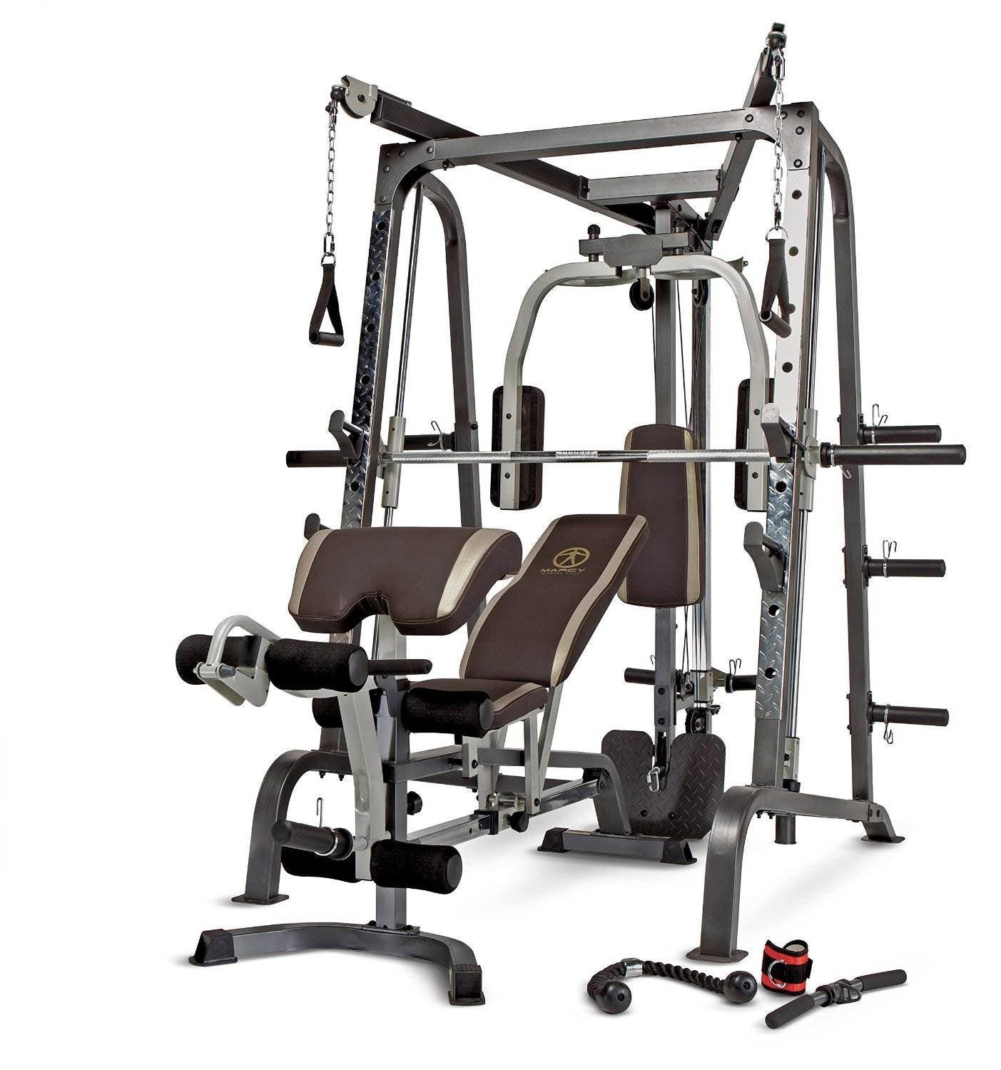 Marcy Deluxe Diamond Elite Smith Cage Workout Machine Total Body Gym | MD-9010G - VMInnovations