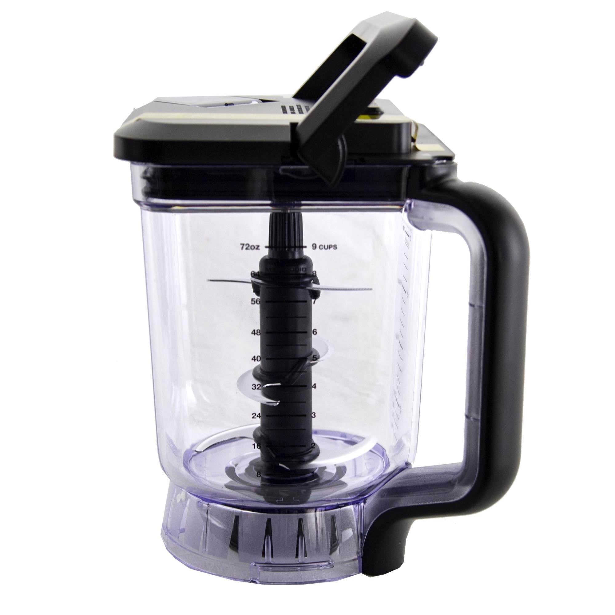 Ninja 72-Ounce Pitcher + 24-Oz Stainless Steel Nutri Ninja Cup + 100 Recipe Book - VMInnovations