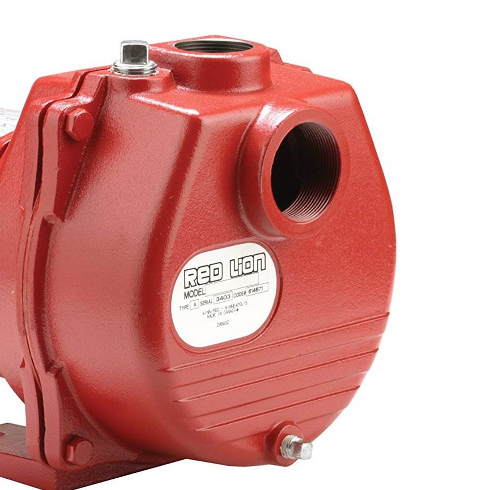 Red Lion 2 HP 80 GPM Cast Iron Lawn Irrigation Sprinkler Pump (Damaged)