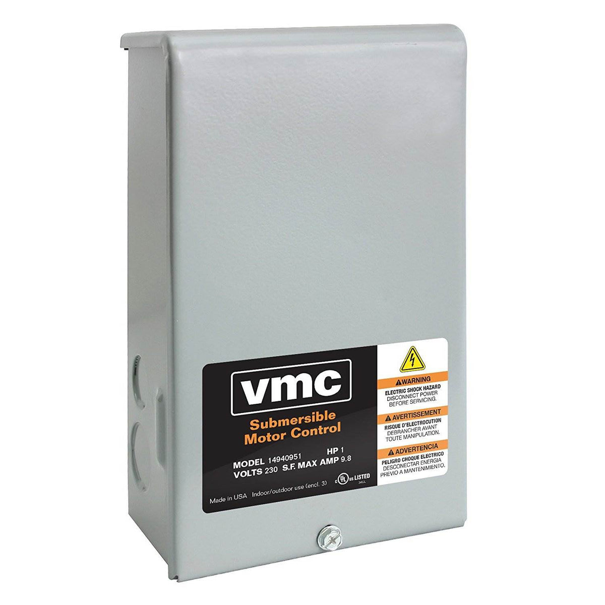 Red Lion RLCB15-230 1.5 Horsepower 230 Volt VMC Well Pump Control Box (Used)