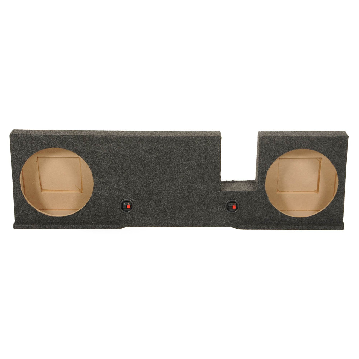 QPower Dual 12" Subwoofer Enclosure, Sub Box for Ford F-150 SuperCrew 2004-2008