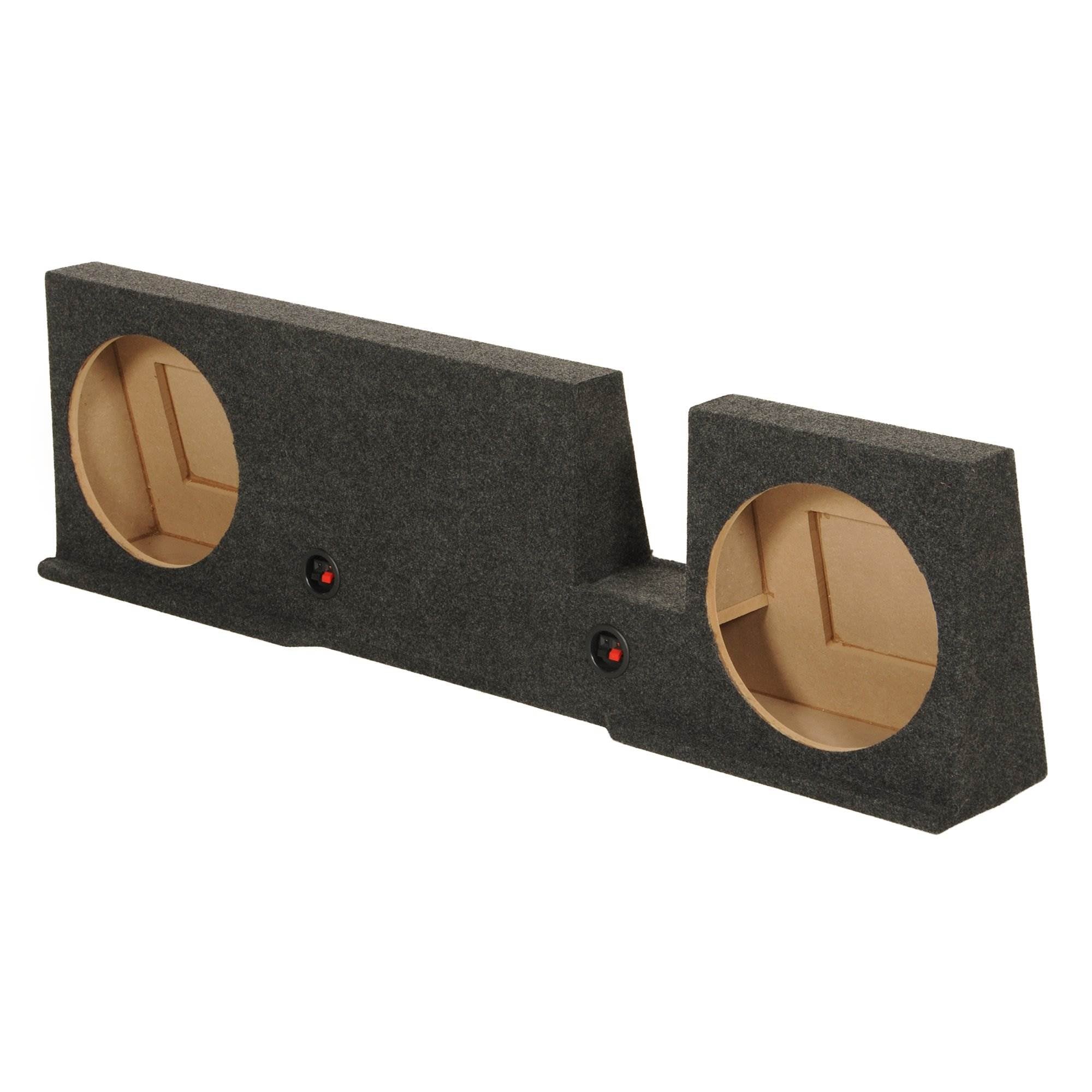 QPower Dual 12" Subwoofer Enclosure, Box for Ford F-150 X-Cab 04-08 (Open Box) - VMInnovations