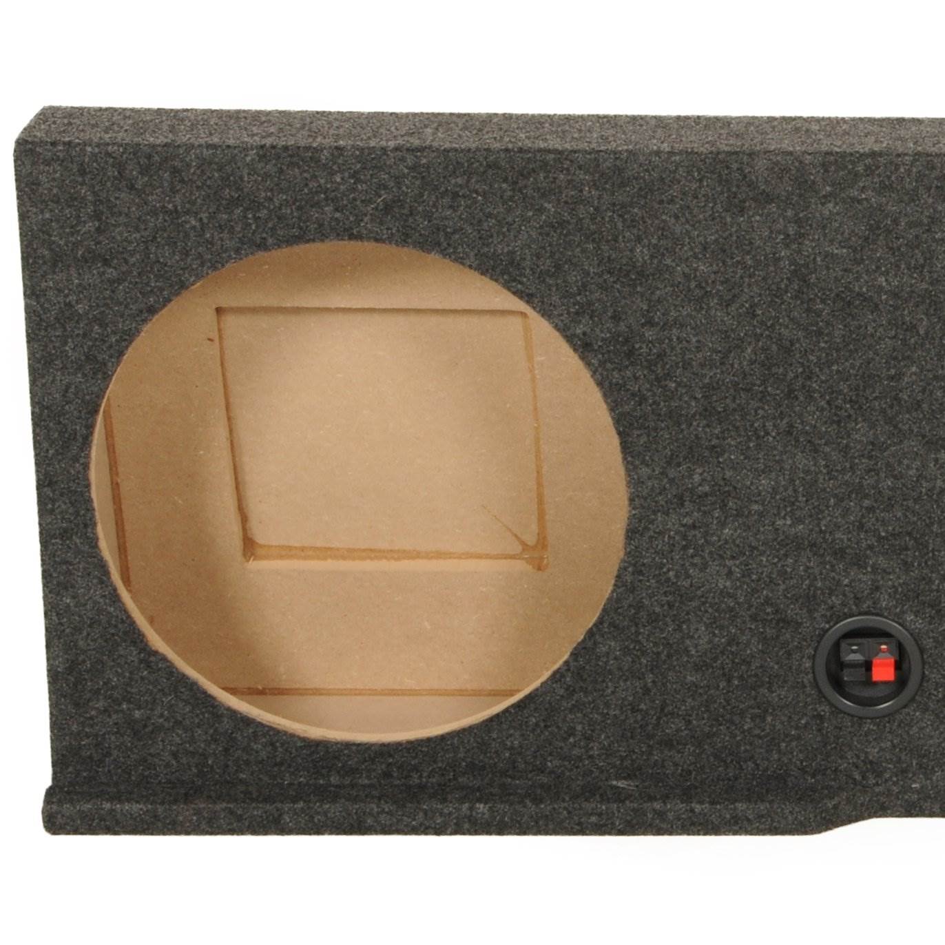 QPower Dual 12" Subwoofer Enclosure, Sub Box for Ford F-150 SuperCrew 2004-2008