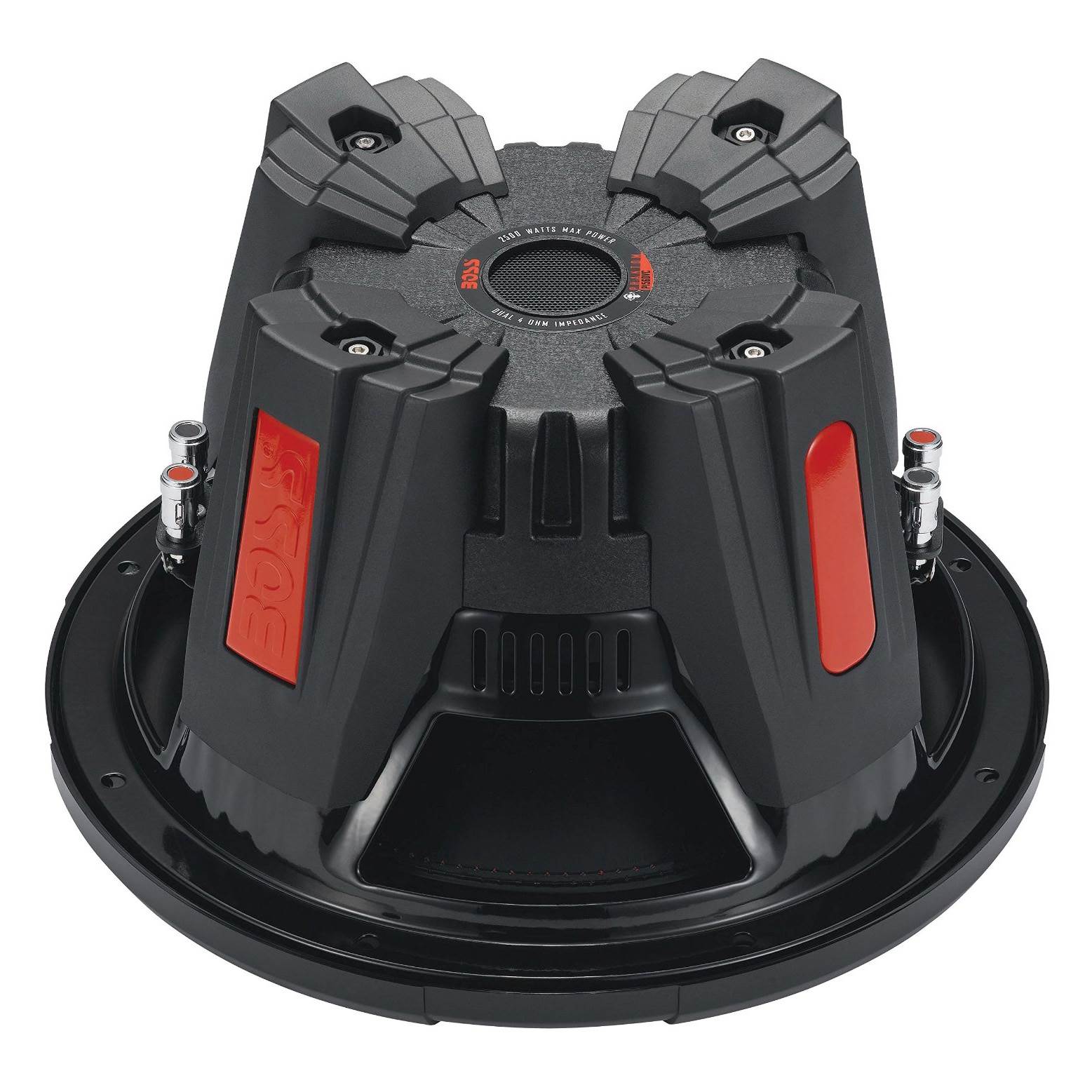 Boss 10" 2100W Subwoofer (Pair) + 3000W 2 Channel Amplifier + 4-Gauge Wiring Kit