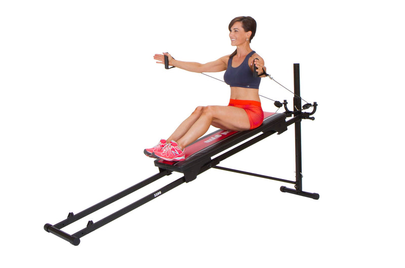 Total Gym 1100 Home Fitness Folding Full Body Workout Exercise Equipment Machine