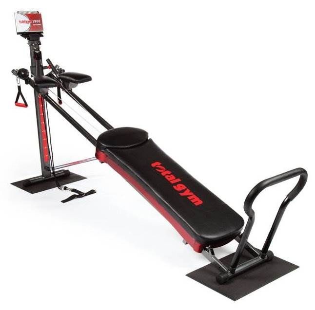 Total Gym 1900 Ultimate Home Fitness Exercise Machine Equipment + DVDs | R1900