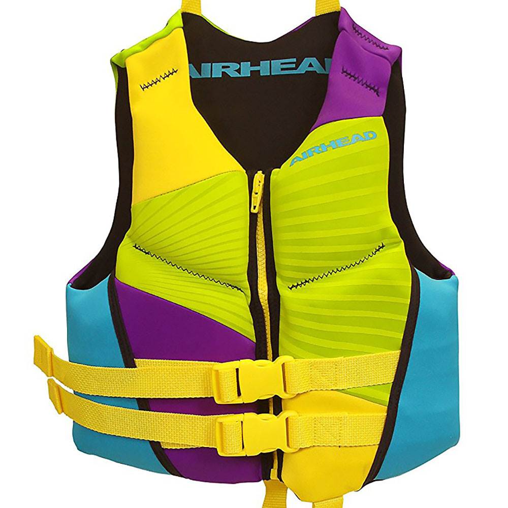 Airhead Gnar Neolite Kwik-Dry 30-50 Lb Zippered Child Life Jacket (Open Box)