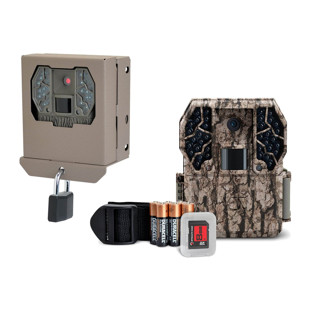 Stealth Cam ZX36NG 10MP No Glo Infrared Trail Camera with SD Card + Security Box