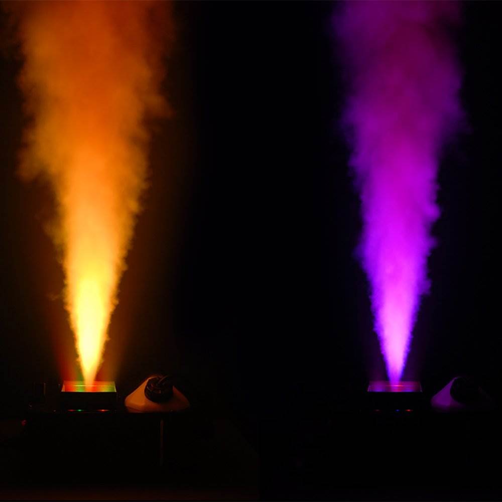 Chauvet Geyser P6 Fog Machine With Remote + Chauvet Fog Juice Fluid, 1 Gallon