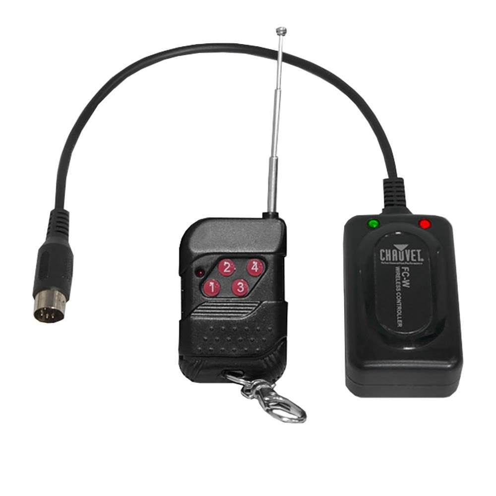 Chauvet Geyser P6 Fog Machine With Remote + Chauvet Fog Juice Fluid, 4 Gallons