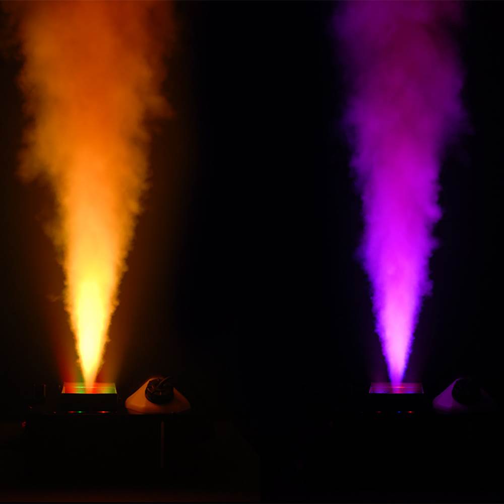 Chauvet Geyser P6 Fog Machine With Remote + Chauvet Fog Juice Fluid, 4 Gallons