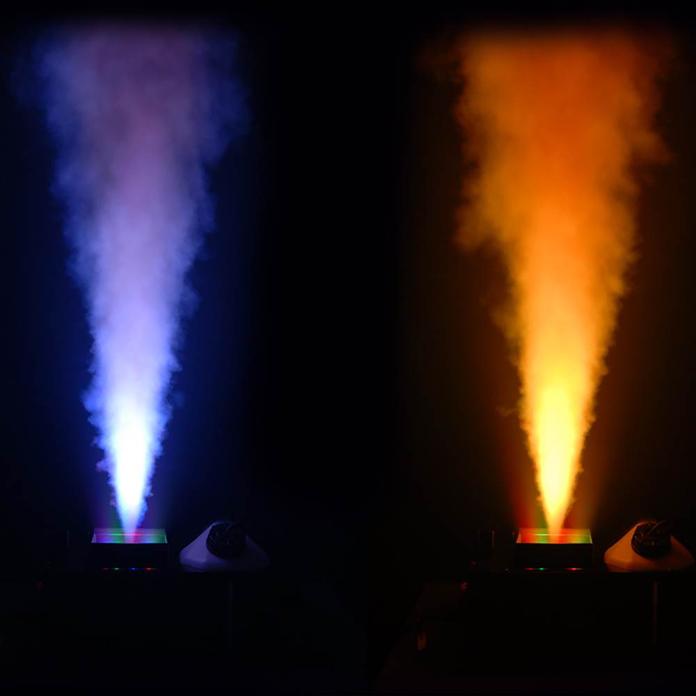 Chauvet Geyser P6 Fog Machine With Remote + Chauvet Fog Juice Fluid, 4 Gallons