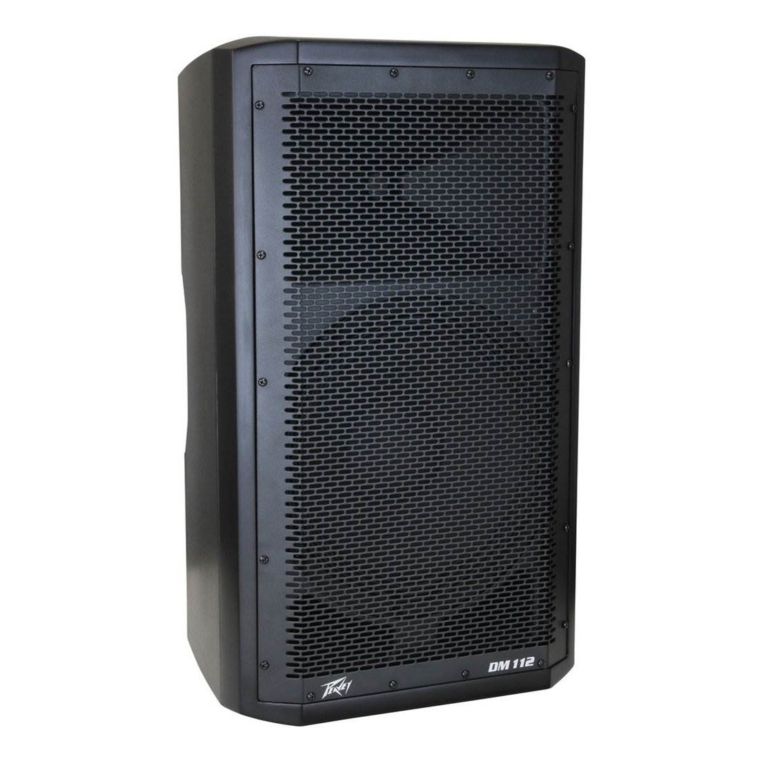 Peavey Dark Matter DM112 Pro DJ 2-Way Active PA Speaker + Tripod Stand (2 Pack)