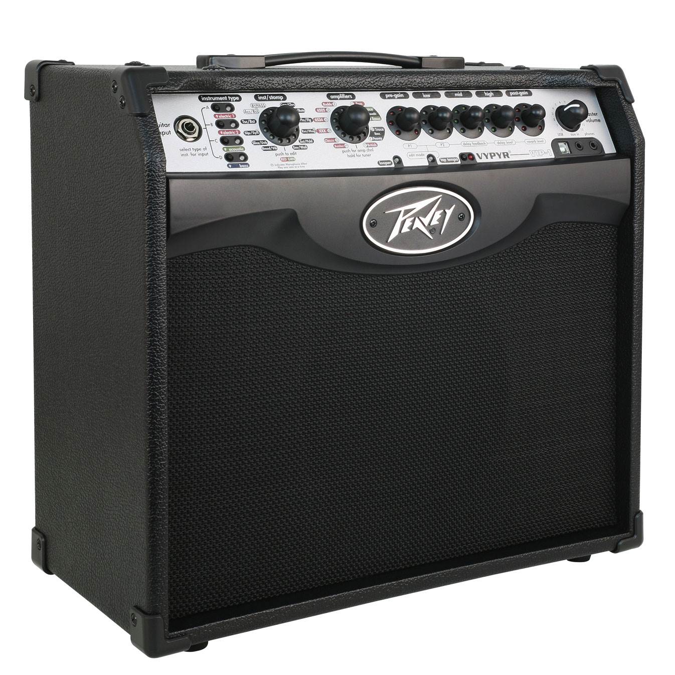 Peavey Vypyr VIP 1 20 Watt Combo Amplifier Amp + Sanpera I Pedal Controller