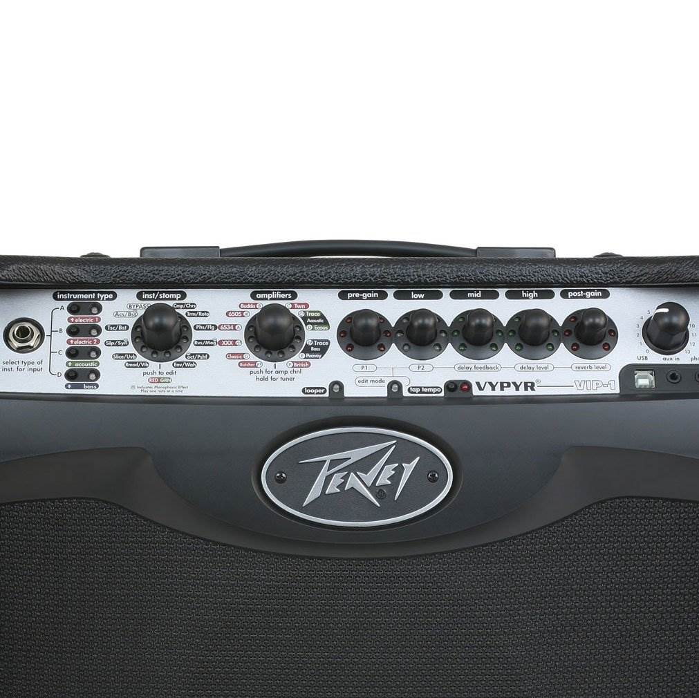 Peavey Vypyr VIP 1 20 Watt Combo Amplifier Amp + Sanpera I Pedal Controller