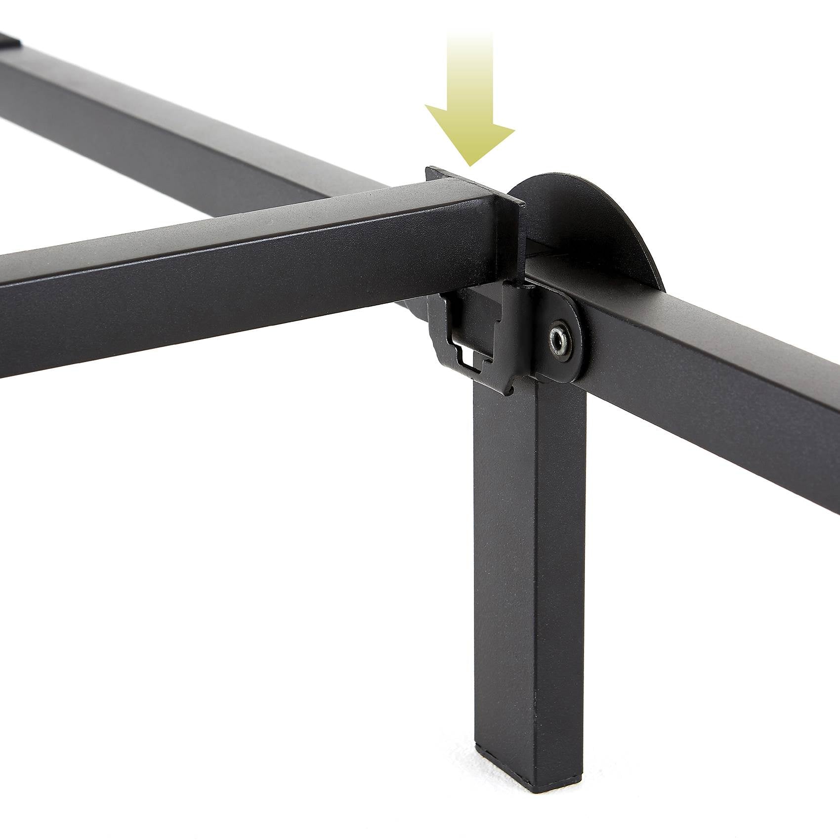 intelliBASE Low Profile Adjustable Twin/Full/Queen Metal Bed Frame (Damaged)