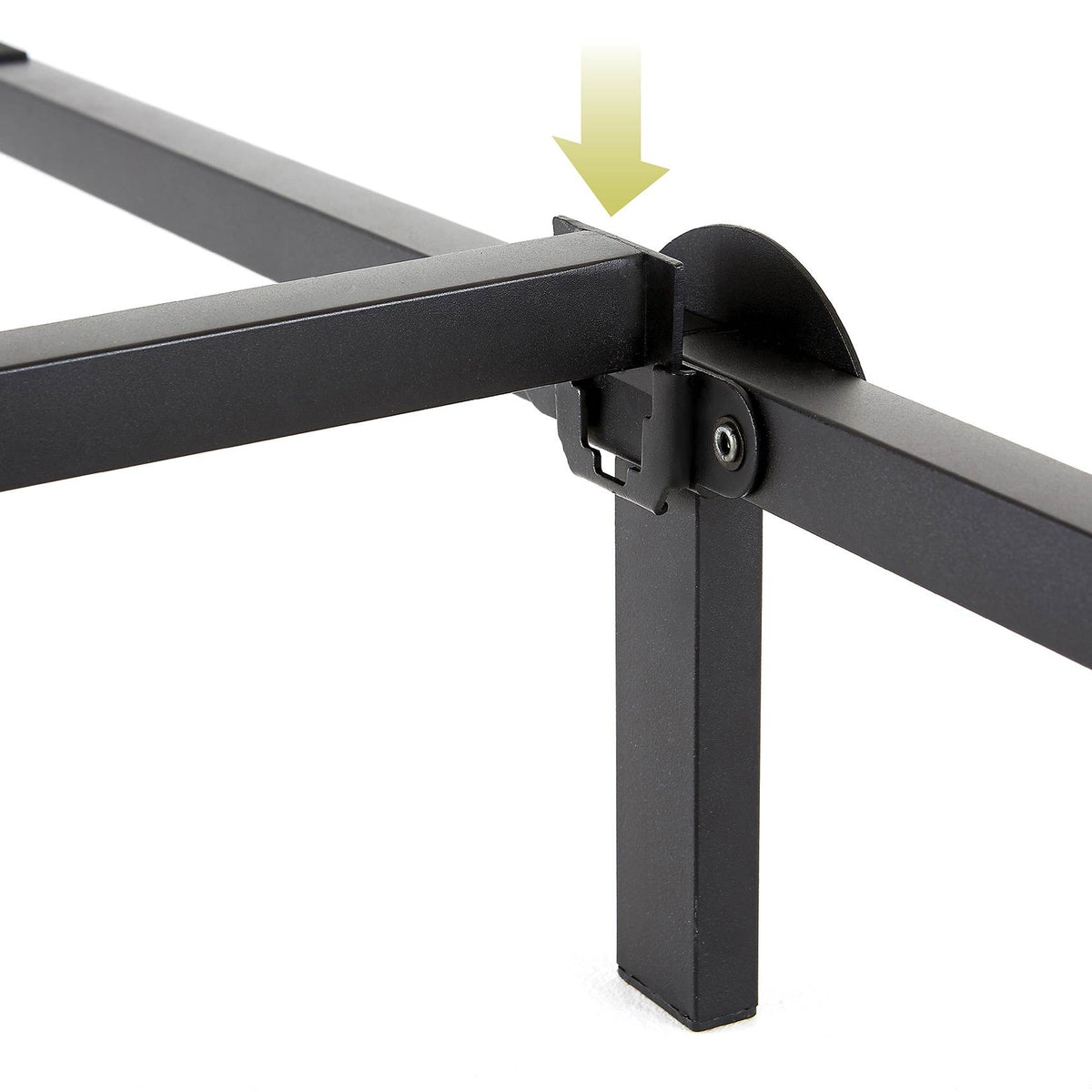 intelliBASE Low Profile Twin-Queen Box Spring Metal Bed Frame (Open Box)