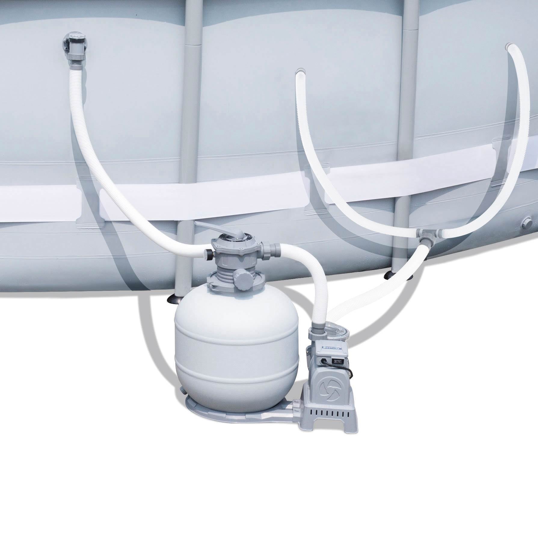 Bestway Steel Pro 24'x52" Frame Pool Set w/ Pump, Ladder, & Covers (Open Box)