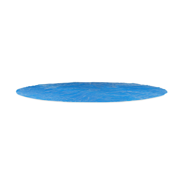 Bestway 14 Ft Round Above Ground Solar Pool Cover & FlowClear AquaScoop Skimmer - VMInnovations