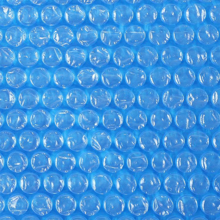 Bestway 14 Ft Round Above Ground Solar Pool Cover & FlowClear AquaScoop Skimmer - VMInnovations
