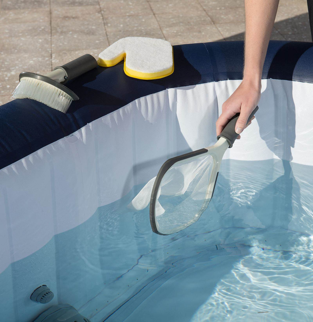 Bestway SaluSpa Hot Tub Spa All-in-One 3-Piece Cleaning Tool Set (Open Box)