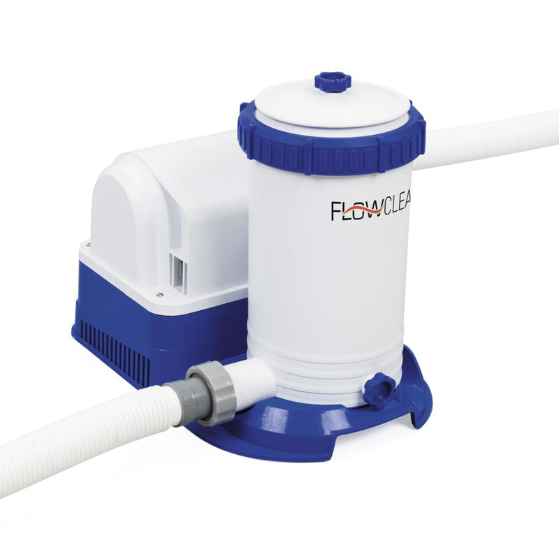 Bestway 58392E Flowclear 2500 GPH Above Ground Swimming Pool Water Filter Pump
