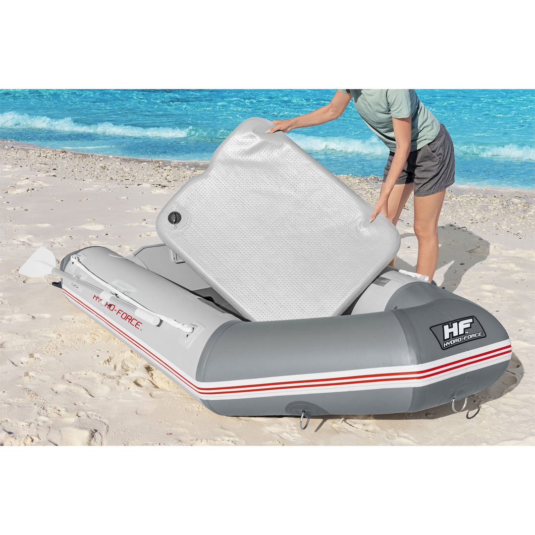 Bestway Hydro-Force Caspian Inflatable 2 Person Boat Set with Oars and Pump - VMInnovations