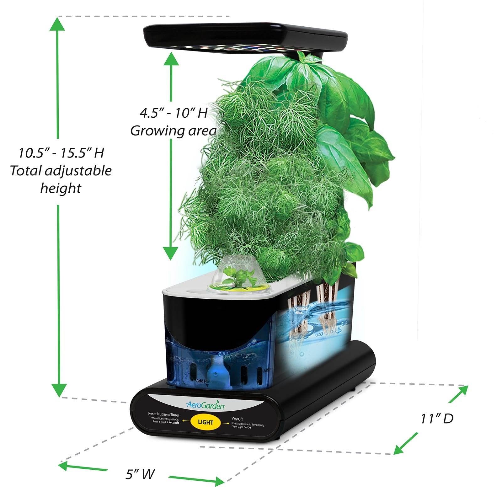 Miracle-Gro AeroGarden 3-Pod Indoor Sprout LED Plus AERO606 (Used)