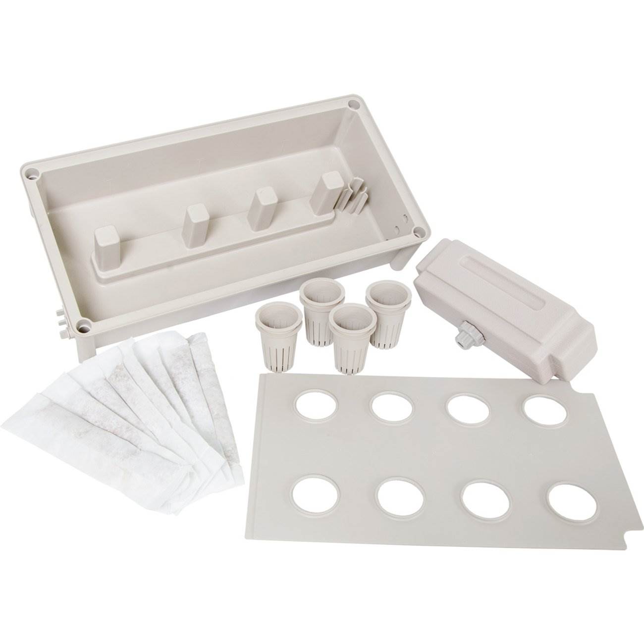 Hydrofarm Hydroponic Soil-Free Salad Greens Box Garden Growing Kit (Open Box)