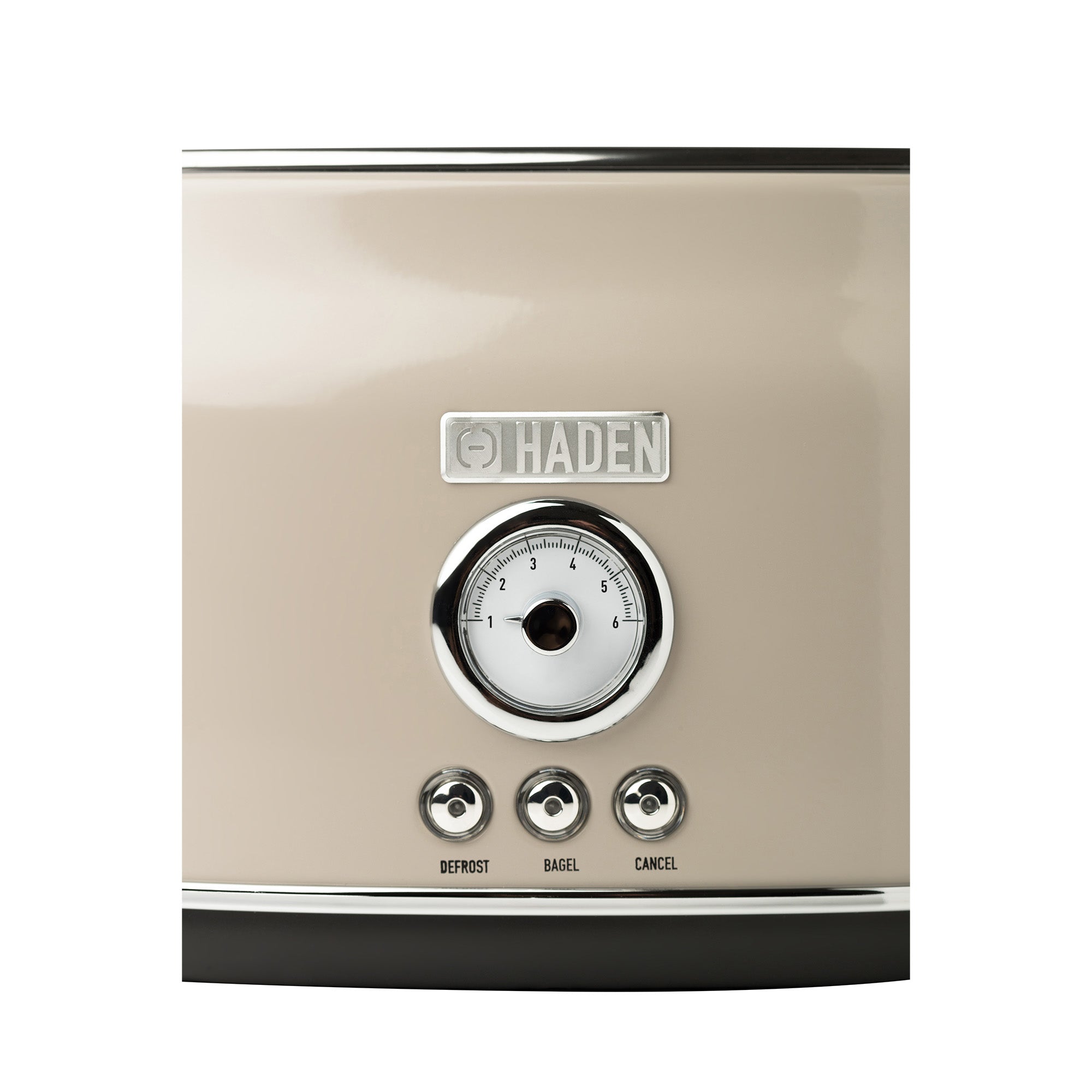 Haden Dorset Wide Slot Stainless Steel Retro 2-Slice Toaster, Putty Beige (Used) - VMInnovations