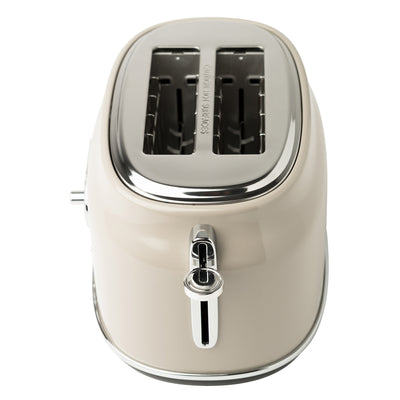 Haden Stainless Steel Retro Toaster & 1.7 Liter Stainless Steel Electric Kettle
