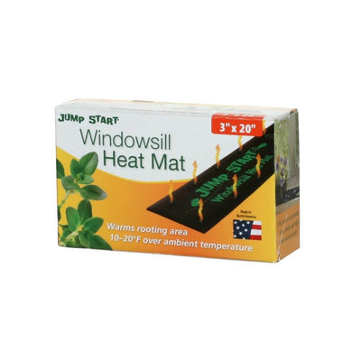 Hydrofarm 20 x 3 Inch 7.3 Watt Jump Start Windowsill Seedling Heat Mat (2 Pack)