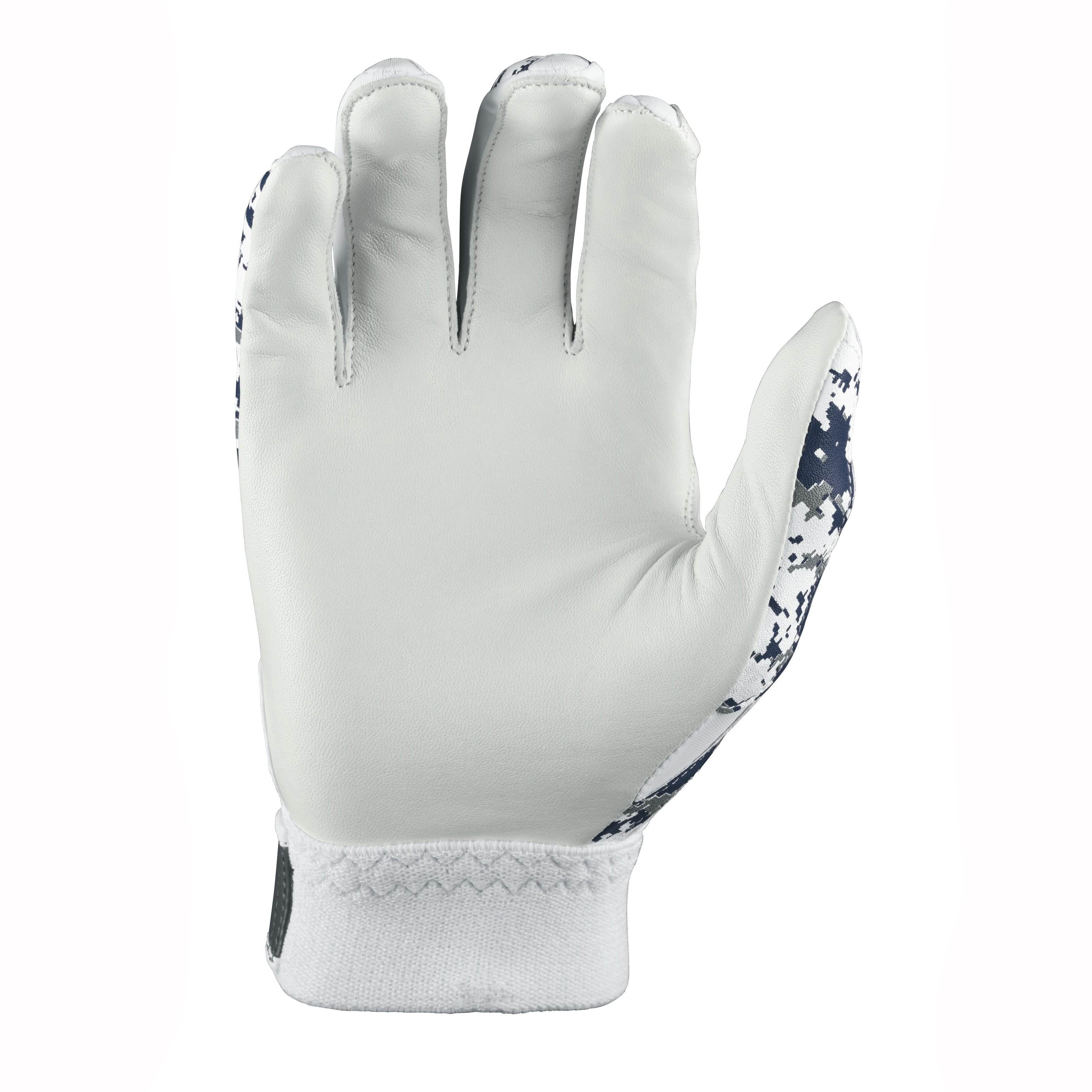 DeMarini Camo Navy Men's Baseball Batting Gloves, Small (2 Pair) | WTD6104NAS