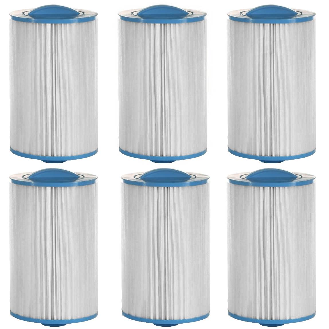 Unicel 6CH47 Top Load Replacement Spa Filter Cartridge for Hot Tubs (6 Pack)