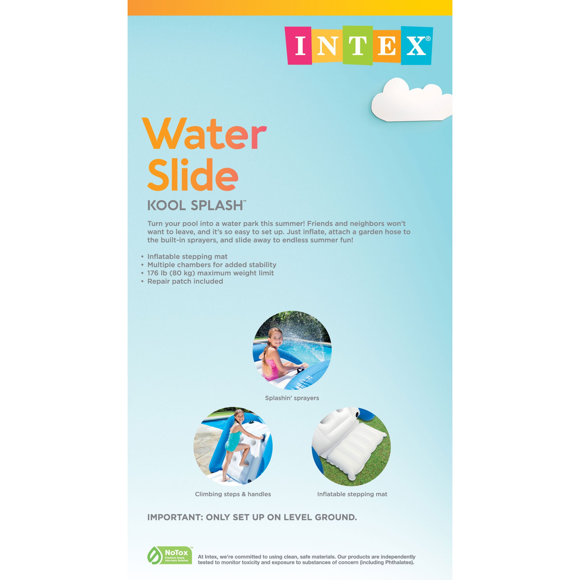 Intex Kool Splash Inflatable Play Center Swimming Pool Water Slide (3 Pack)