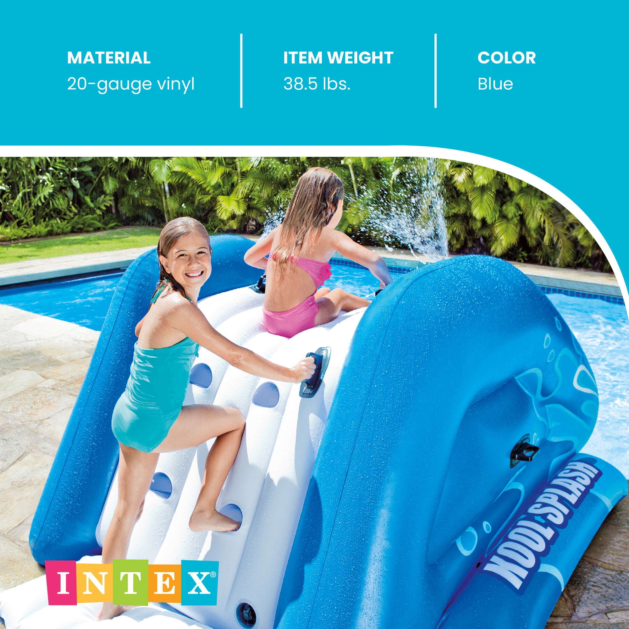 Intex Kool Splash Inflatable Swimming Pool Water Slide Accessory (Open Box)