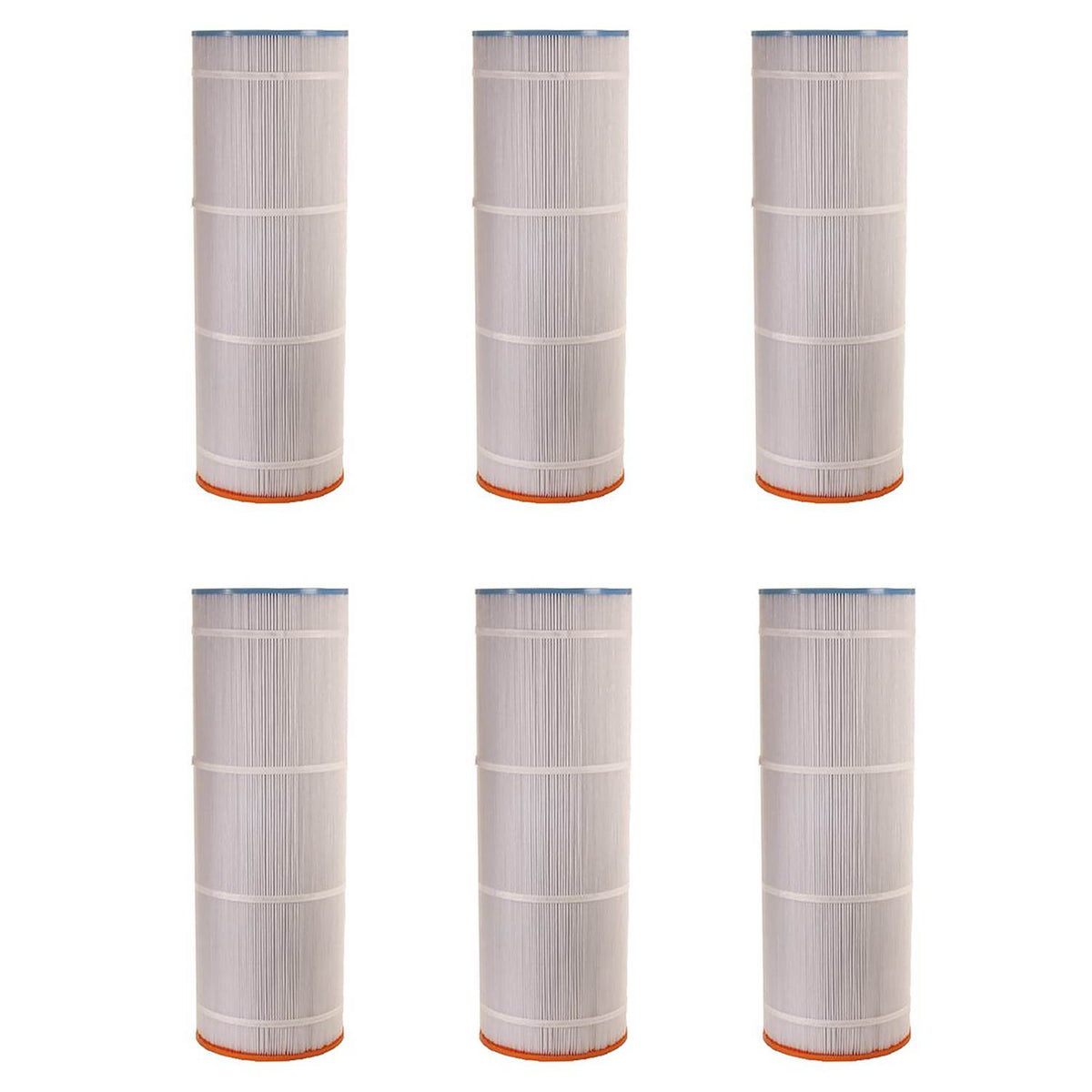 Unicel UHD-SR100 102 SqFt 4 Oz Media Pool Filter Cartridge, 195 Pleats (6 Pack)