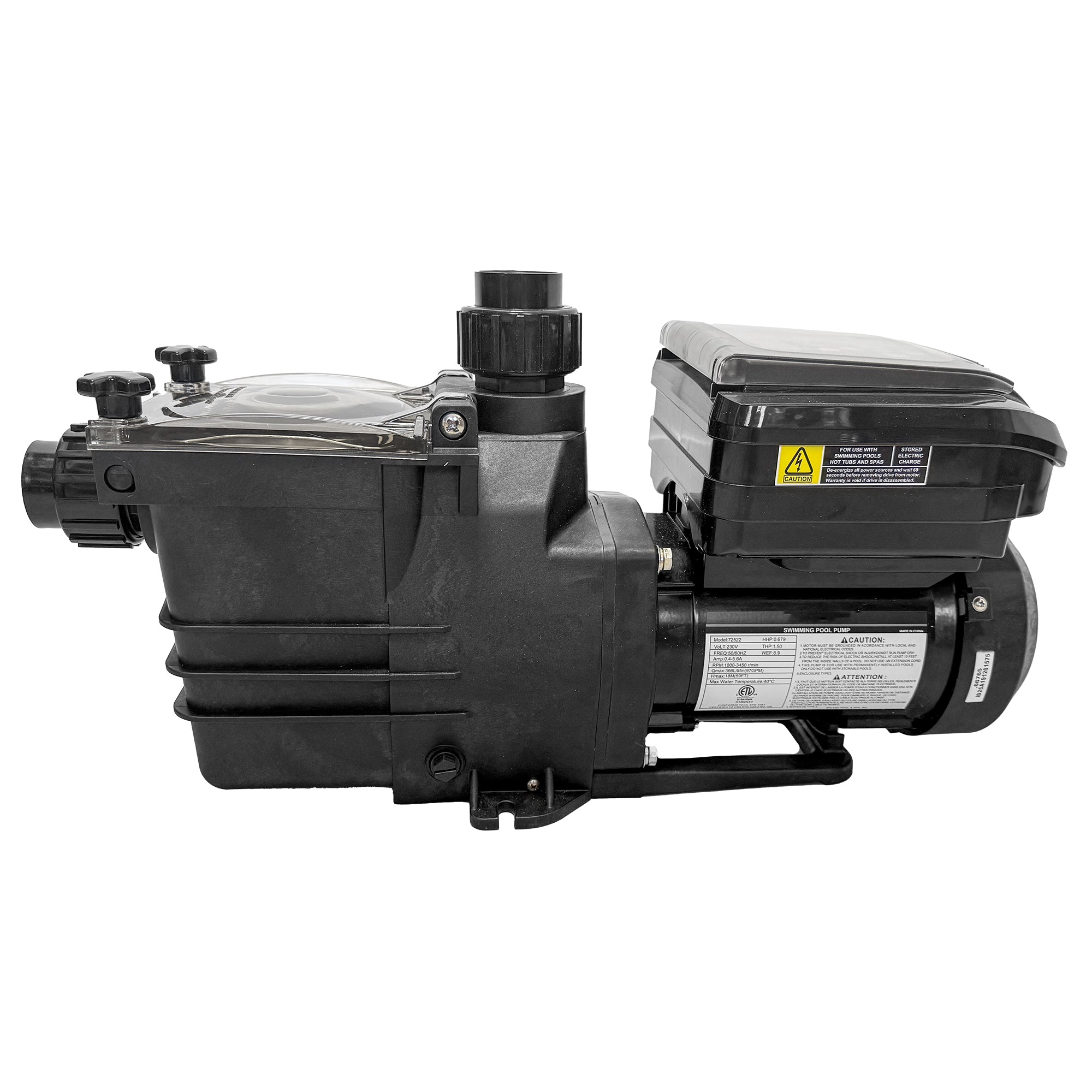 Swimline Hydrotools 9720 GPH Filter Pump for Above and Inground Swimming Pools - VMInnovations