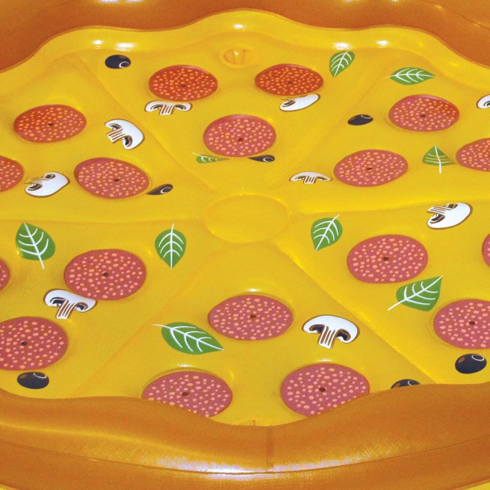 Swimline Giant Personal Pan Pizza Inflatable Island Pool Float Raft (Used)