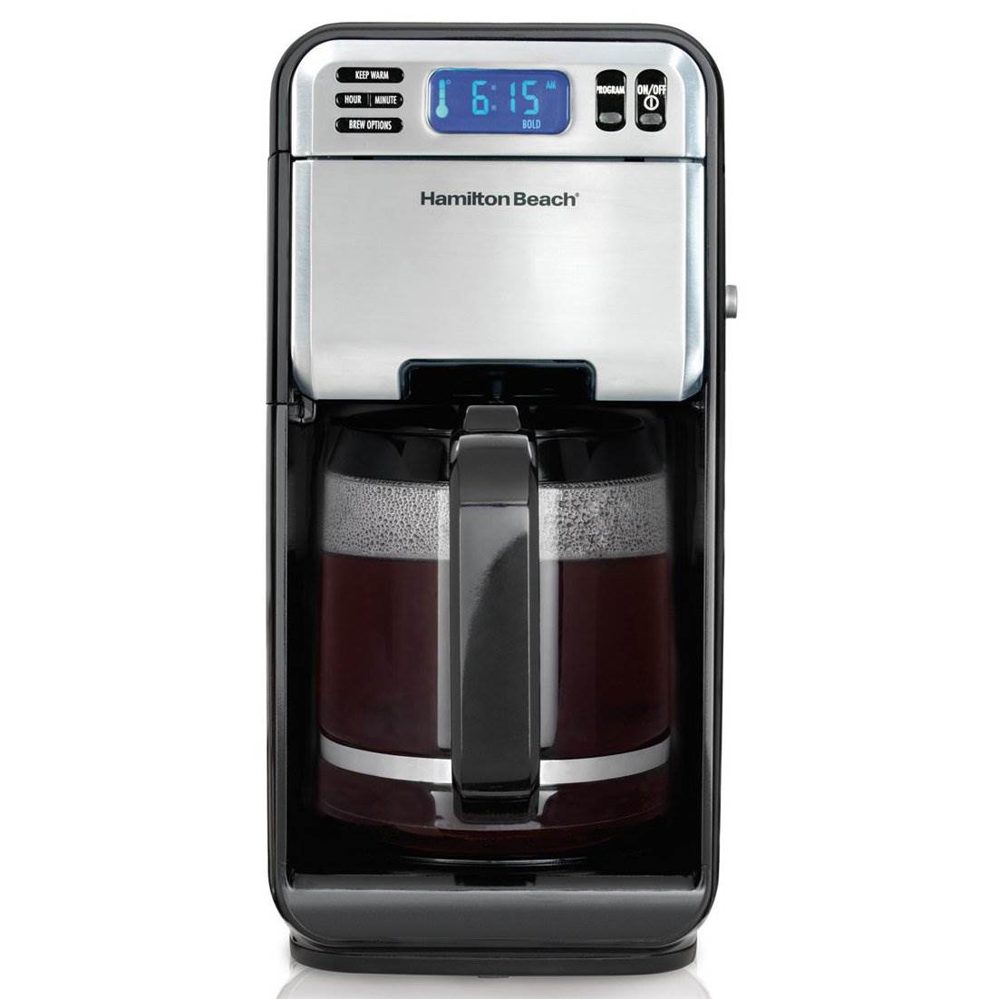 Hamilton Beach 12-Cup Coffee Maker + Proctor Silex Belgian Style Waffle Maker