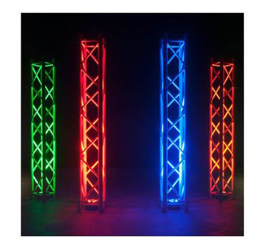 American DJ 6 In 1 RGBAW + UV LED Lighting DMX Slim Par Light Fixture (2 Pack)