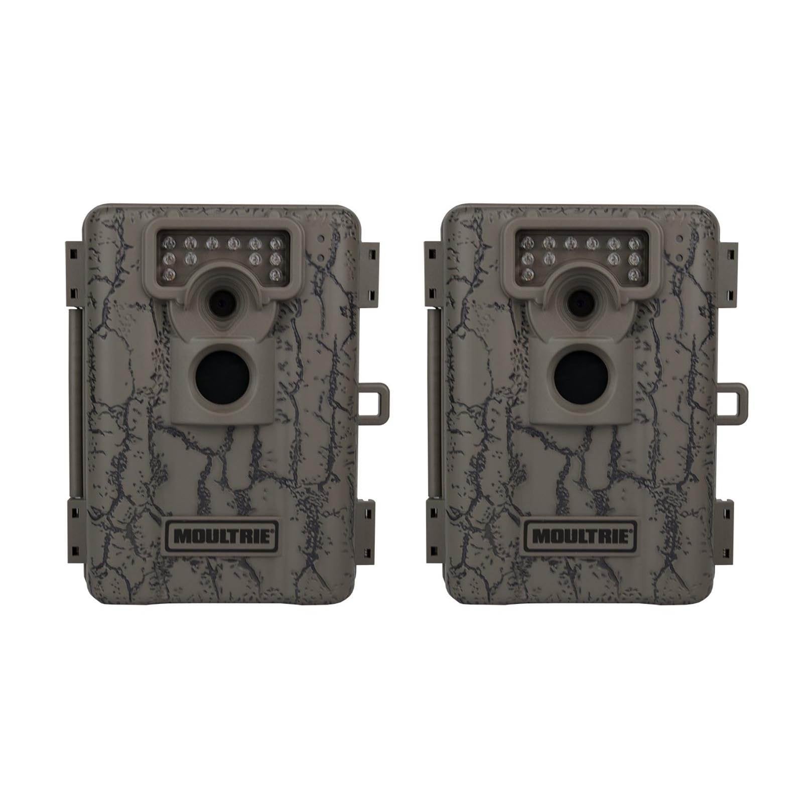 Moultrie A-5 Low Glow Infrared Trail Game Camera, 2 Pack (Certified Refurbished)