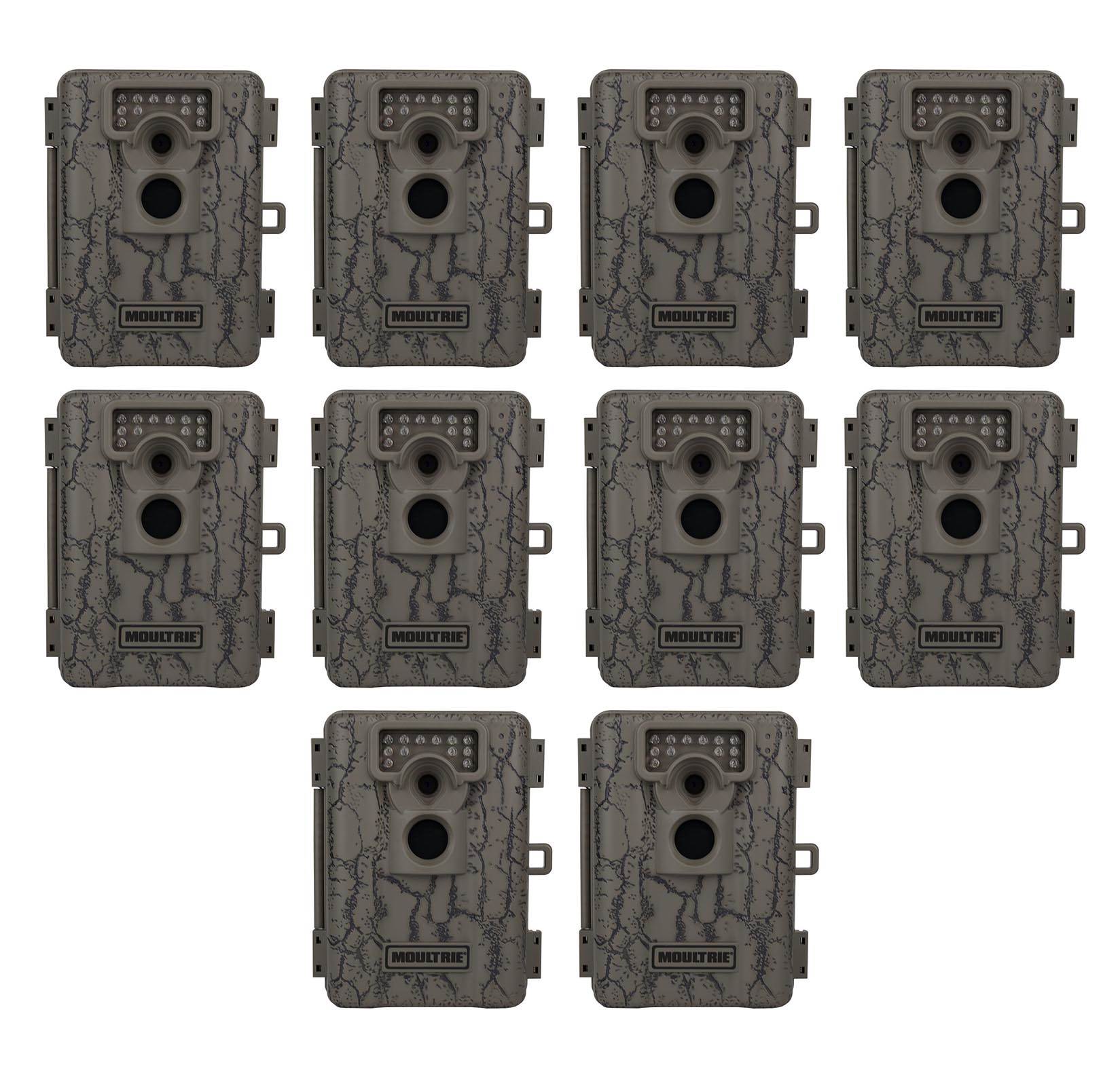 Moultrie A-5 Low Glow Infrared Trail Game Camera 10-Pack (Certified Refurbished)