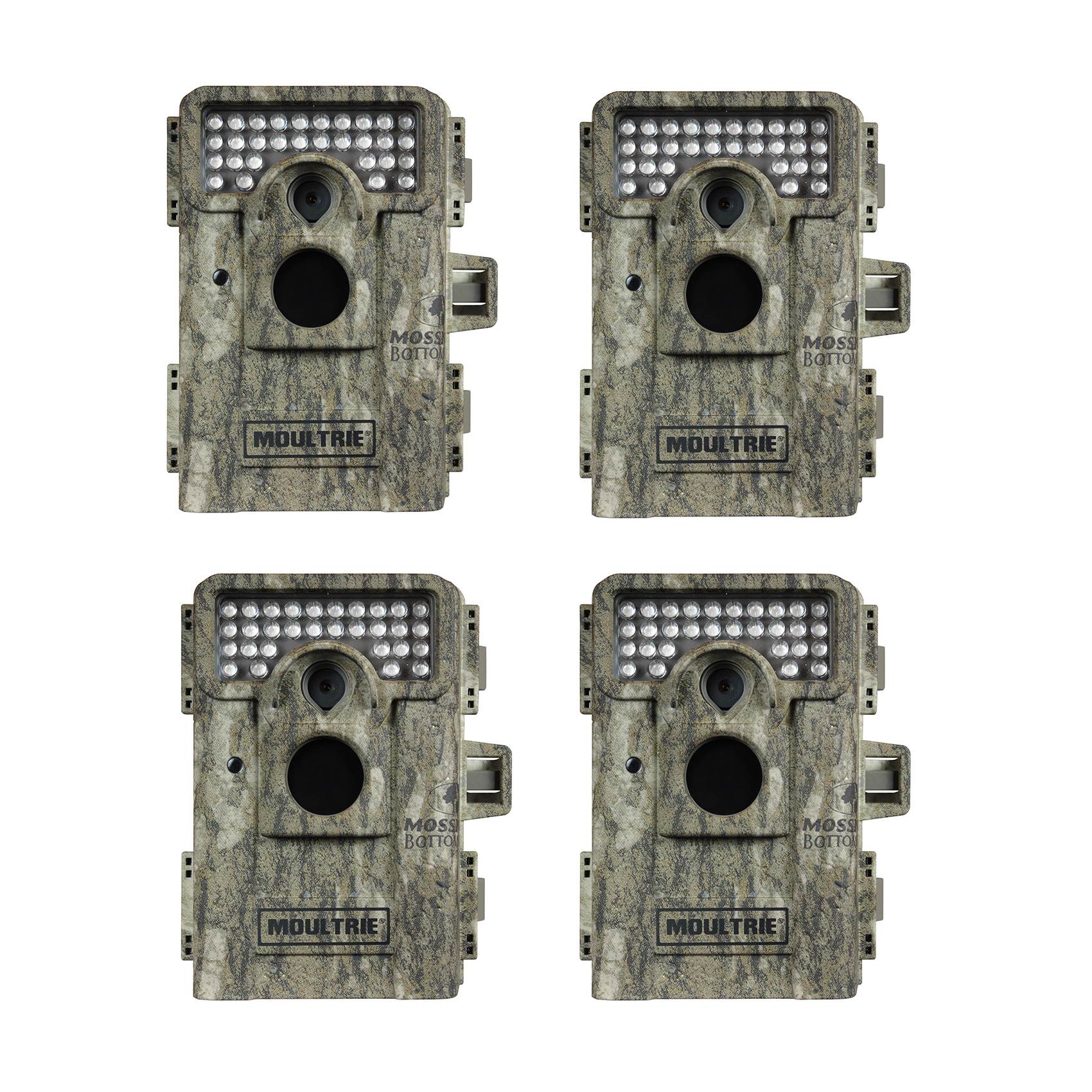 Moultrie M880 Low Glow Infrared Mini Game Camera, 4 Pack (Certified Refurbished)
