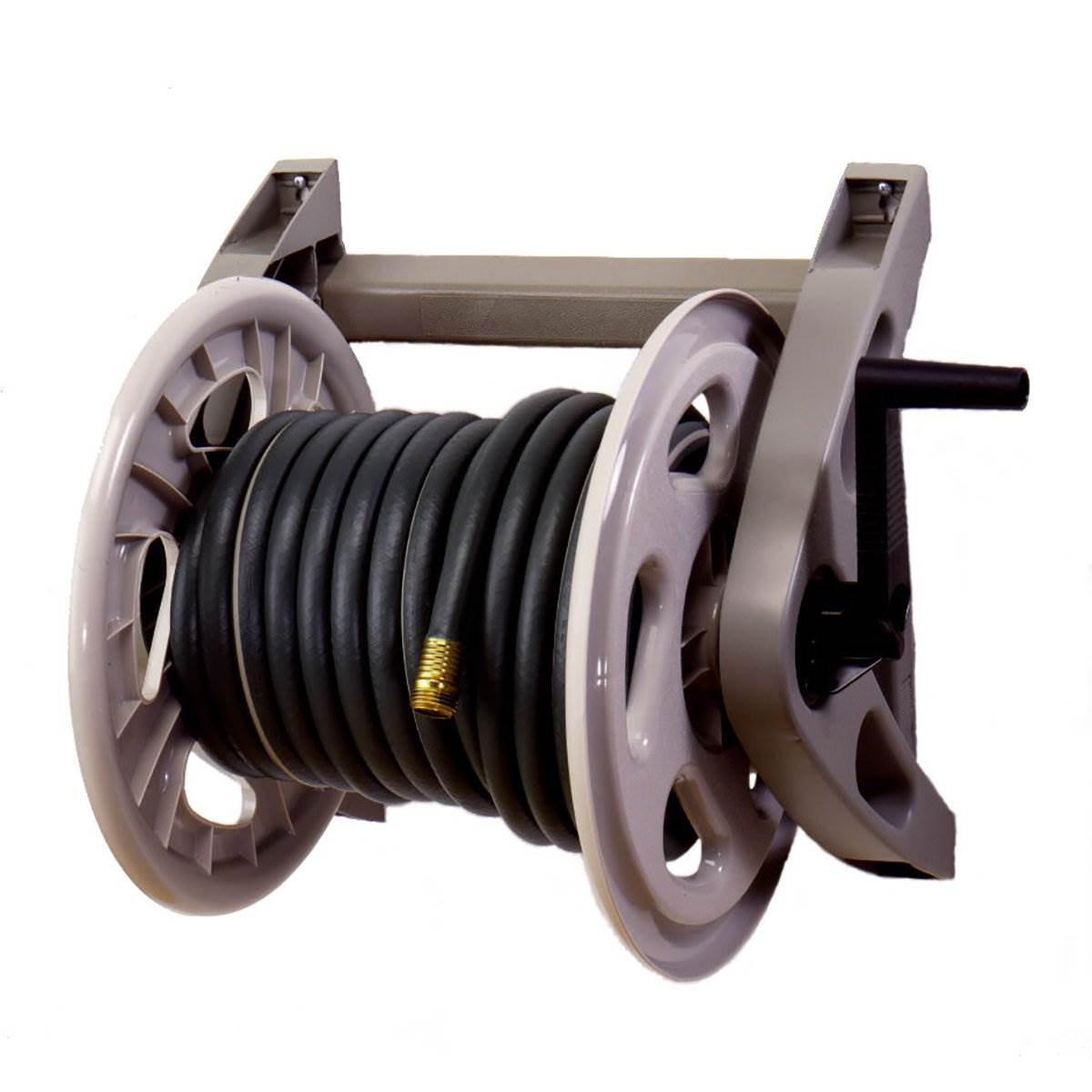 Suncast Hose Handler 200-Foot Capacity Wall-Mounted Garden Hose Reel | Used