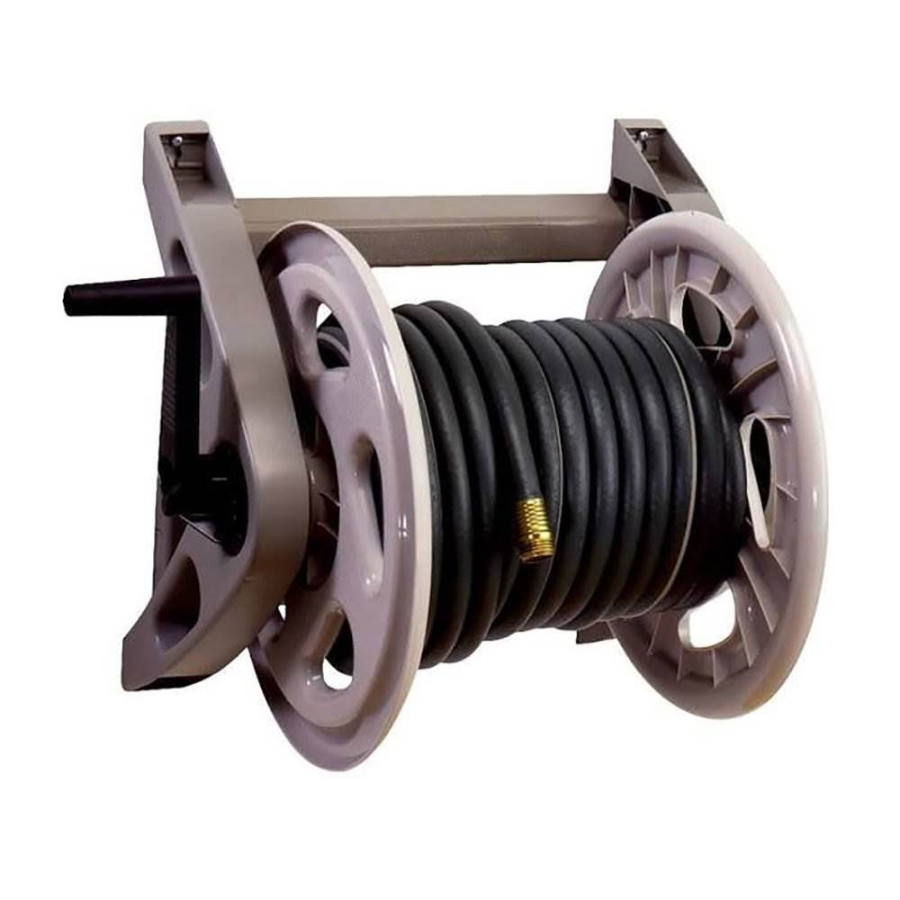 Suncast Hose Handler 200-Foot Capacity Wall-Mounted Garden Hose Reel | Used